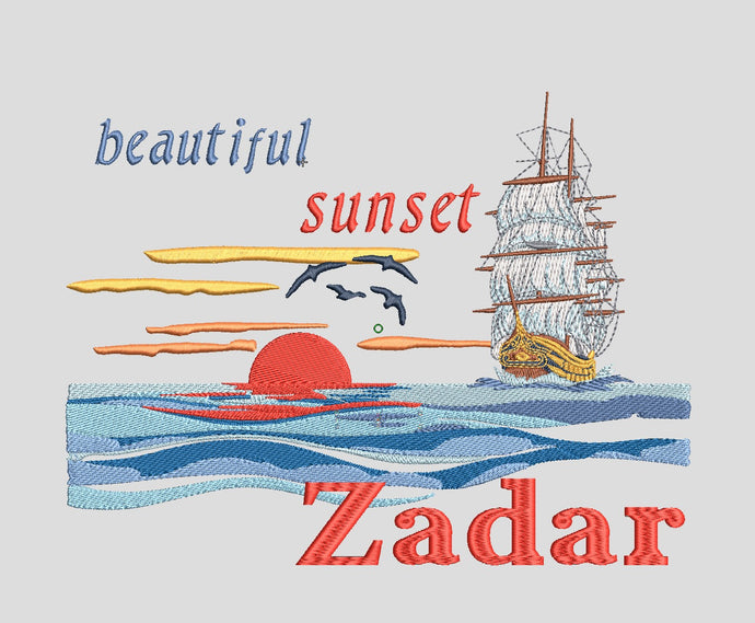 Beautiful Sunset Zadar 4