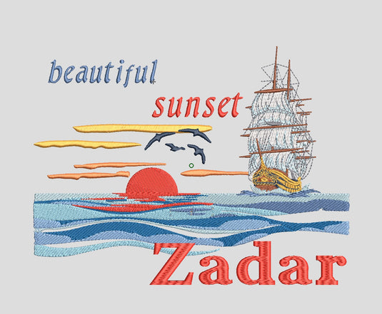 Beautiful Sunset Zadar 4