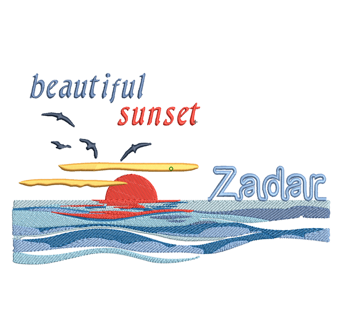Beautiful Sunset Zadar 5