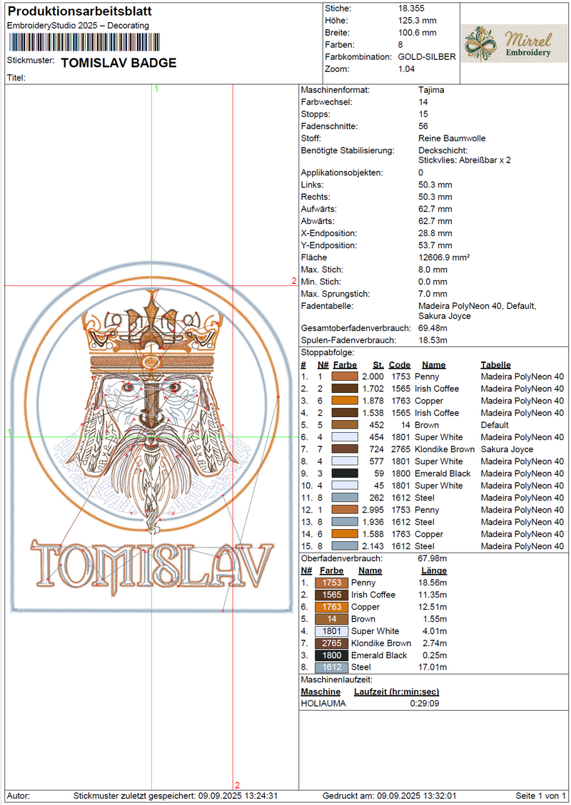 Lade das Bild in Galerie -Viewer, König Tomislav GOLD Badge
